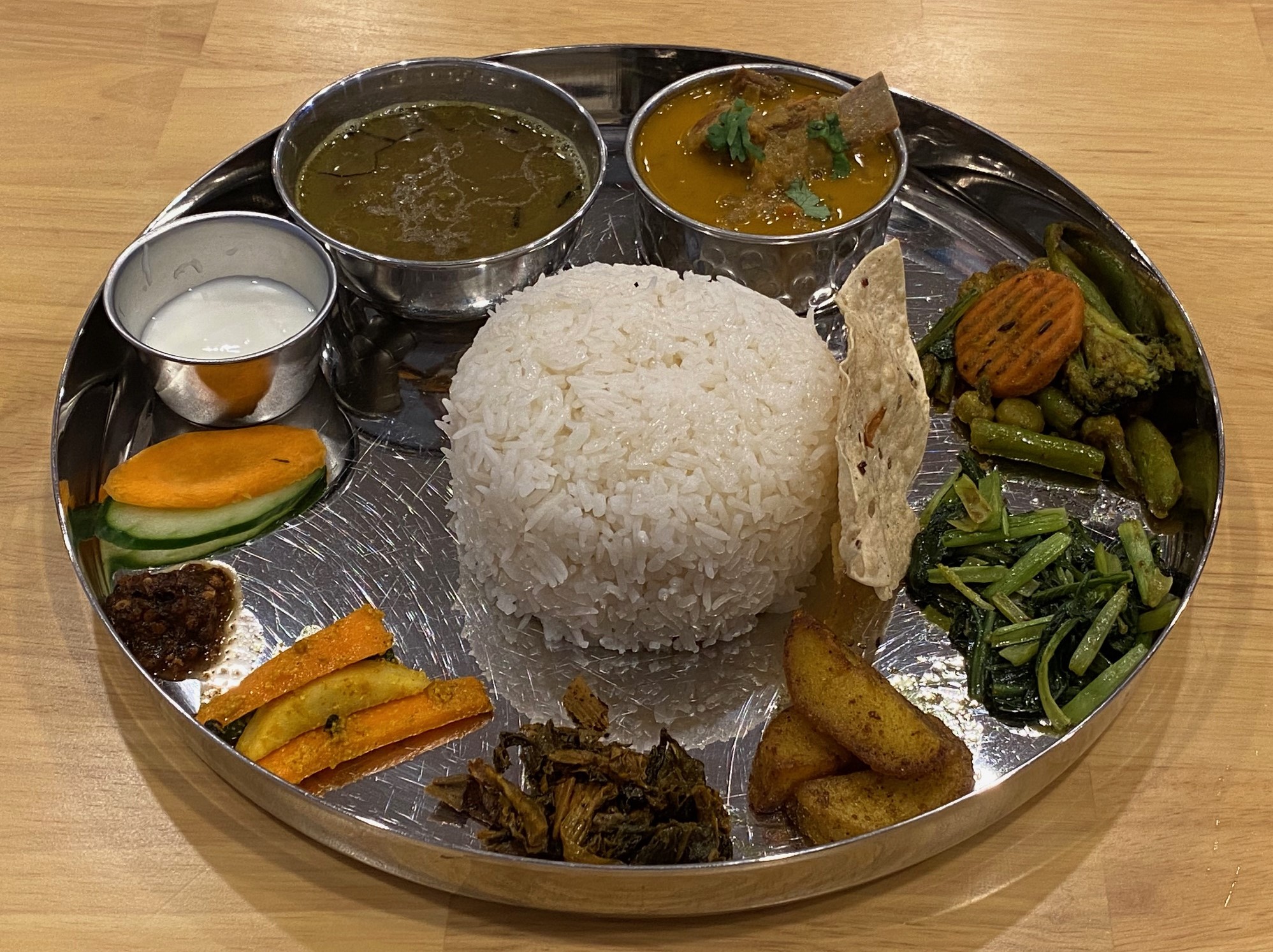マトンタカリカナセット Thakali Khana Set ＠ Solti Momo ソルティ