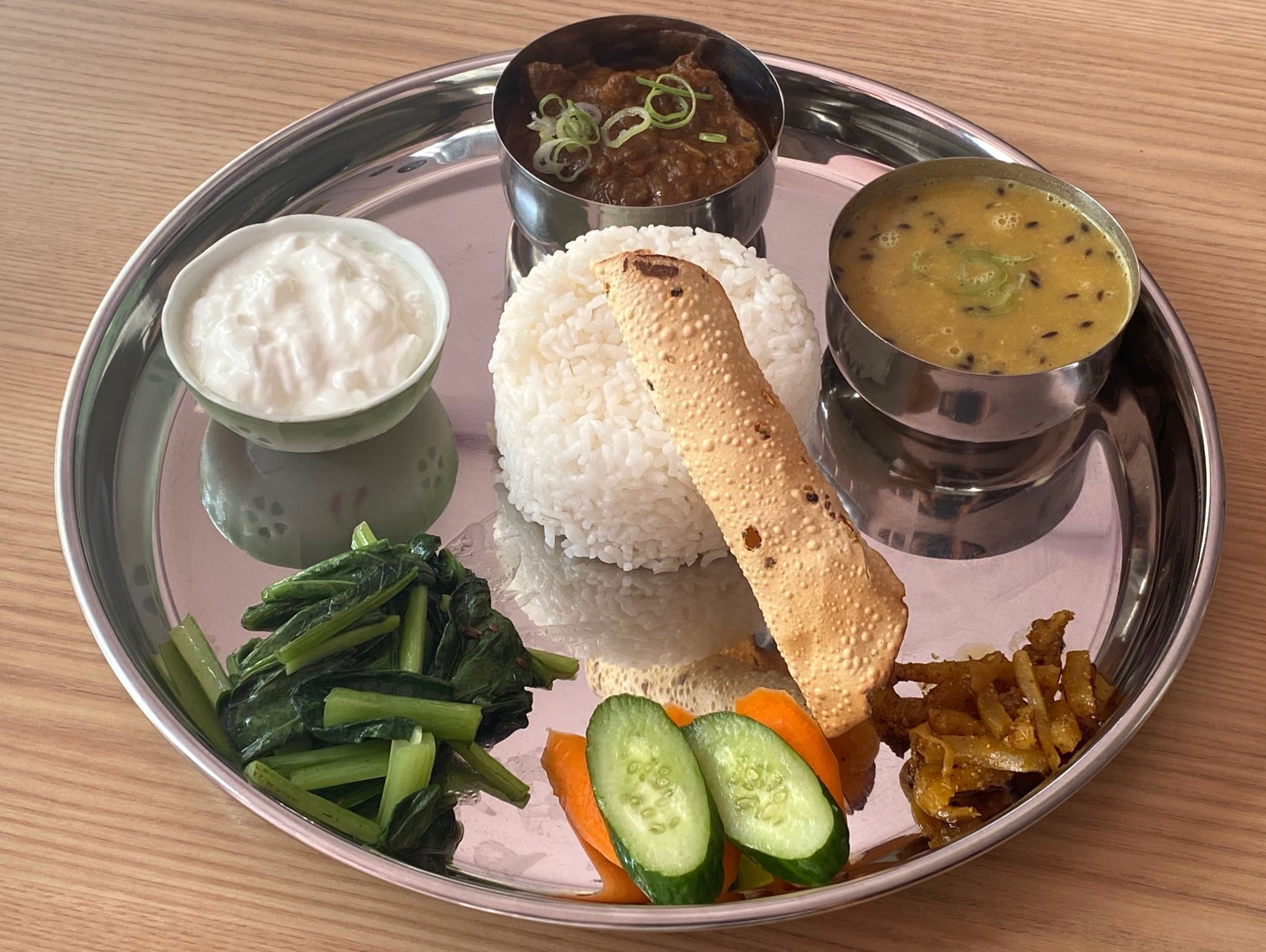 ネパリマトンカナセット ＠ インド料理 ツロ CHULO 大正店（大阪市大正区）