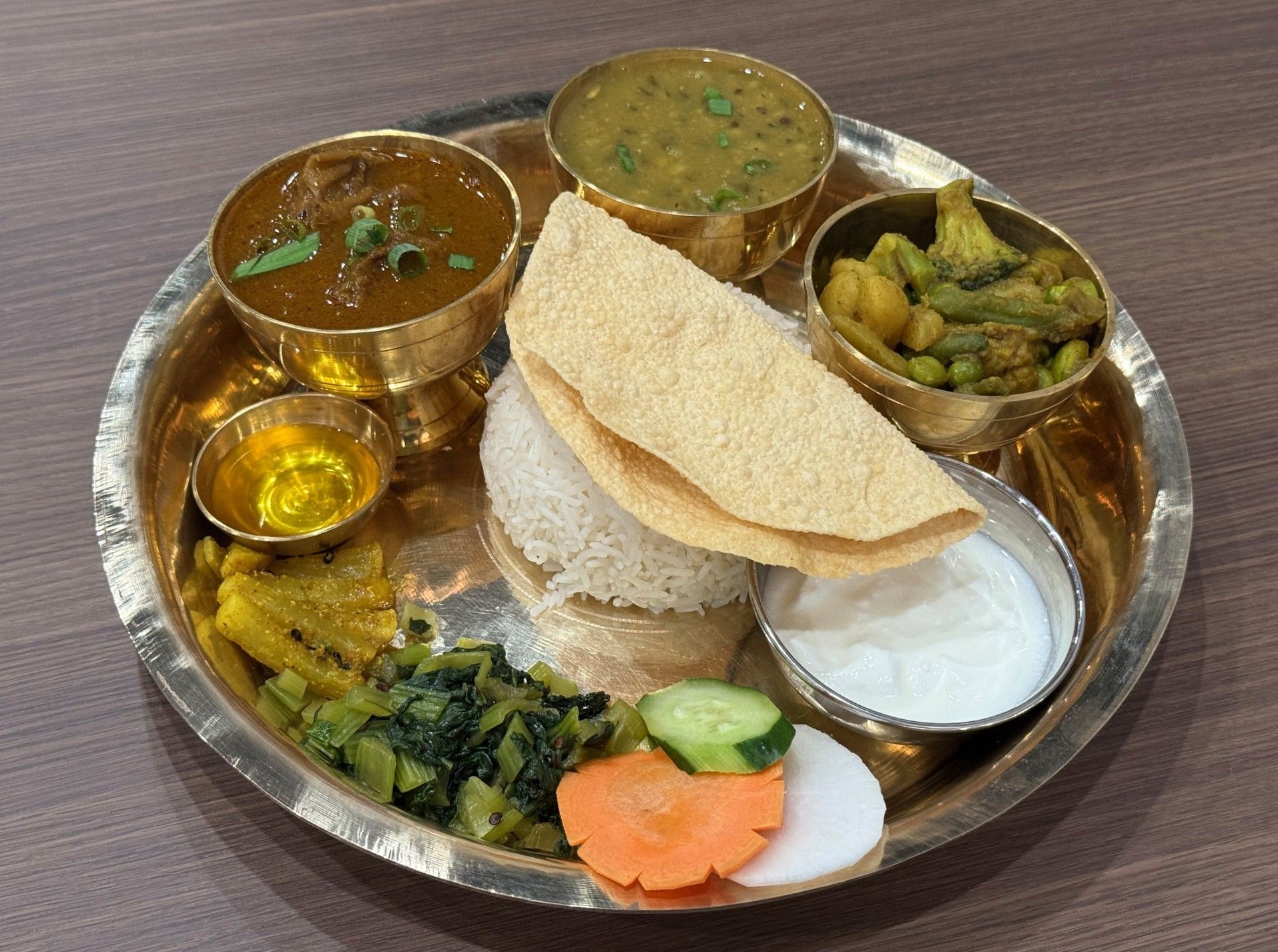 Thakali Mutton Set タカリマトンセット ＠ ネパールレストラン オダン