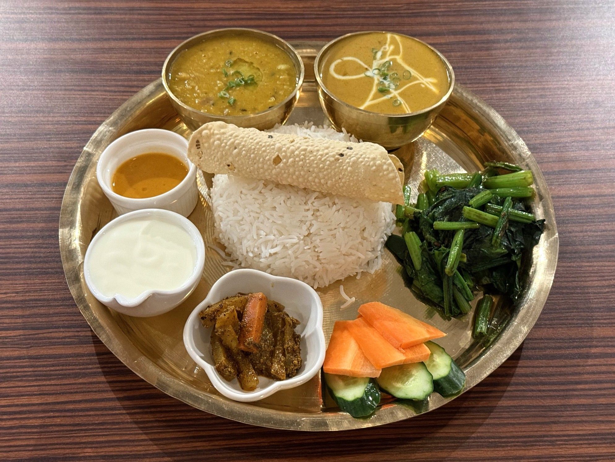 ネパールのご飯セット Nepali Khana Set ＠ スパイスの森 SPICE NO